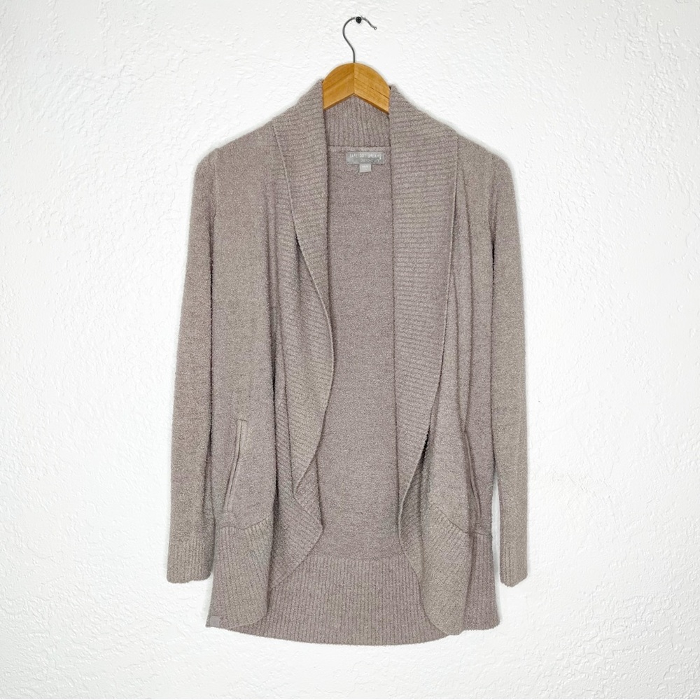 BAREFOOT DREAMS Cozy Lite Circle Cardigan Taupe Size XS/S - Picture 5 of 13